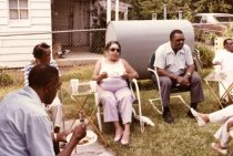 Cookout at Laws house, c1975